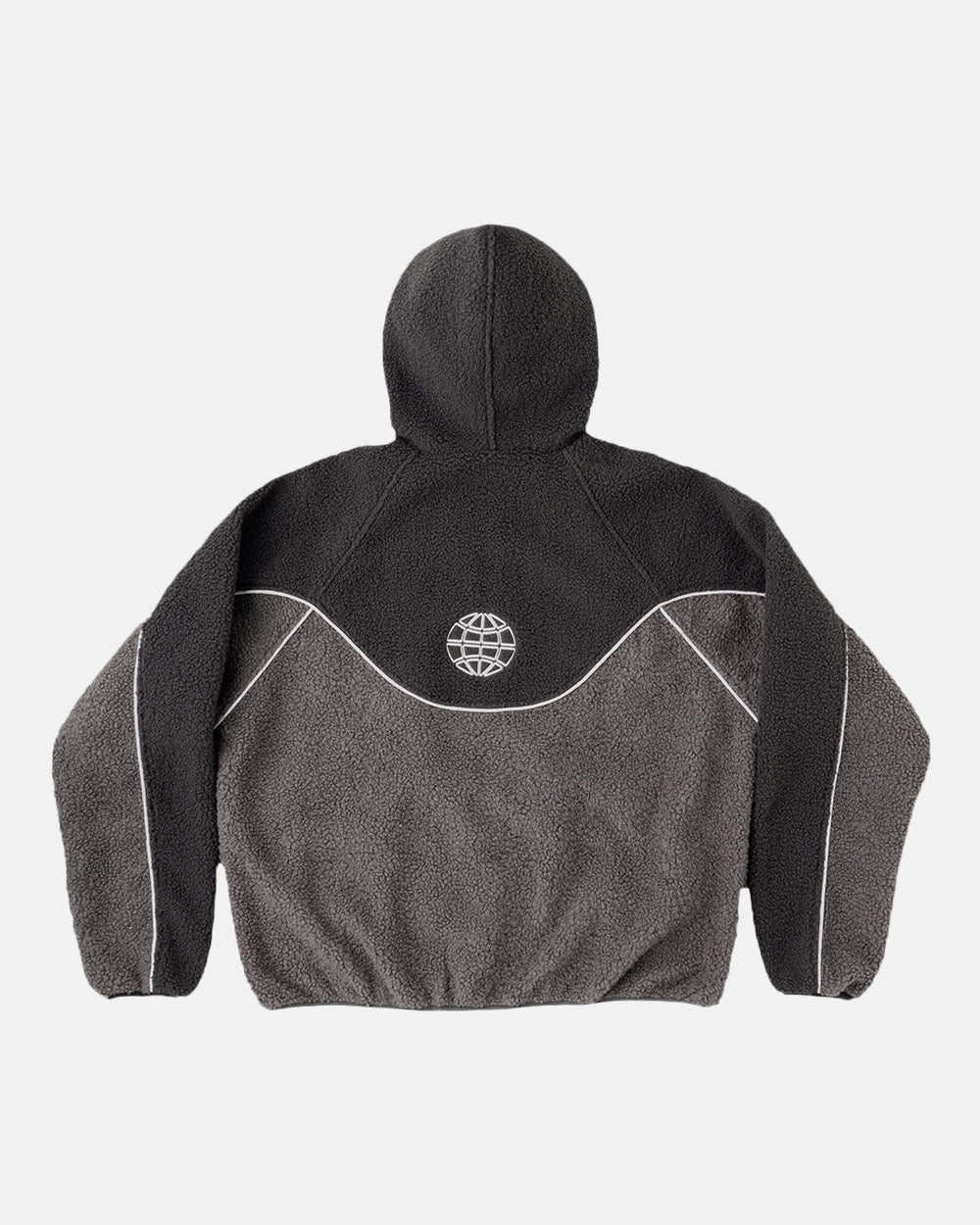NO RISK FLEECE JACKET HEAVY GREY/DUST GREY