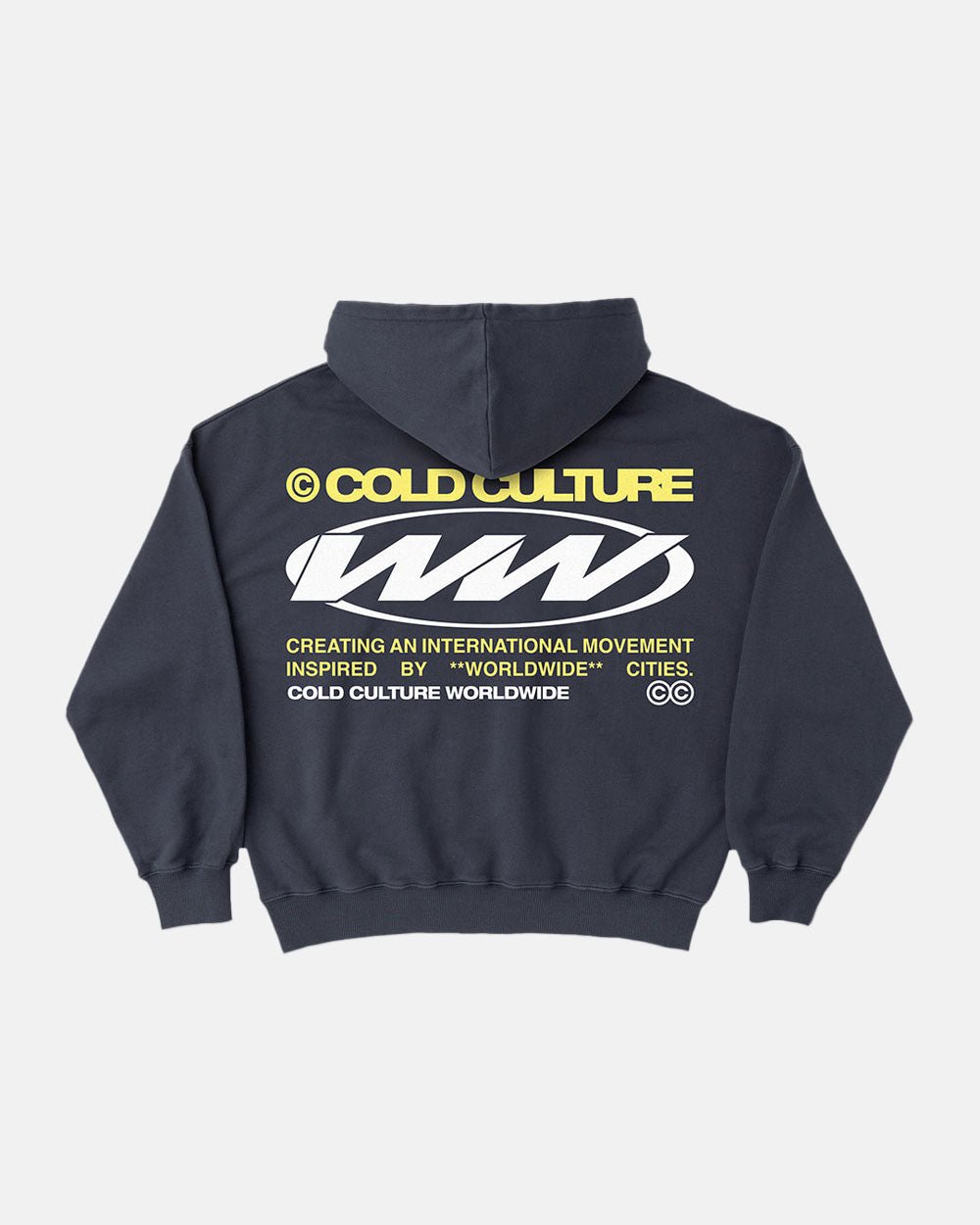 WORLDWIDE CIRCLE HOODIE DARK BLUE