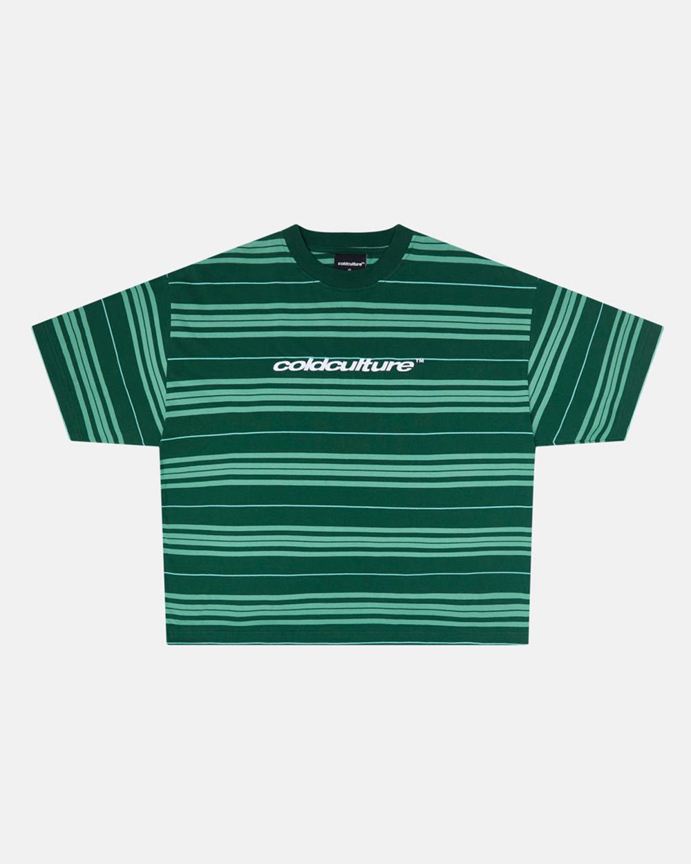 STRIPED TEE BAYBERRY GREEN