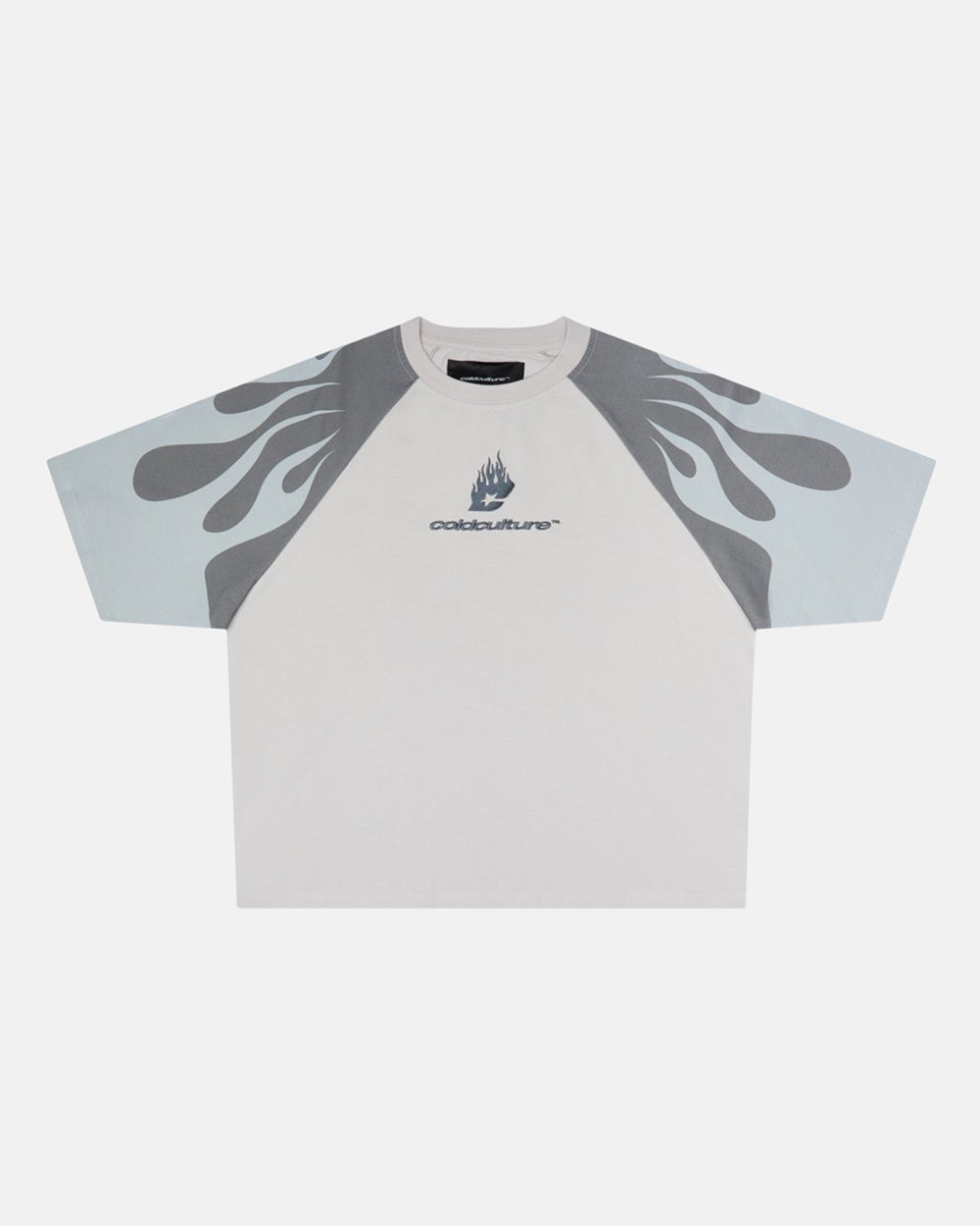 COLD FLAMES TEE BLUE