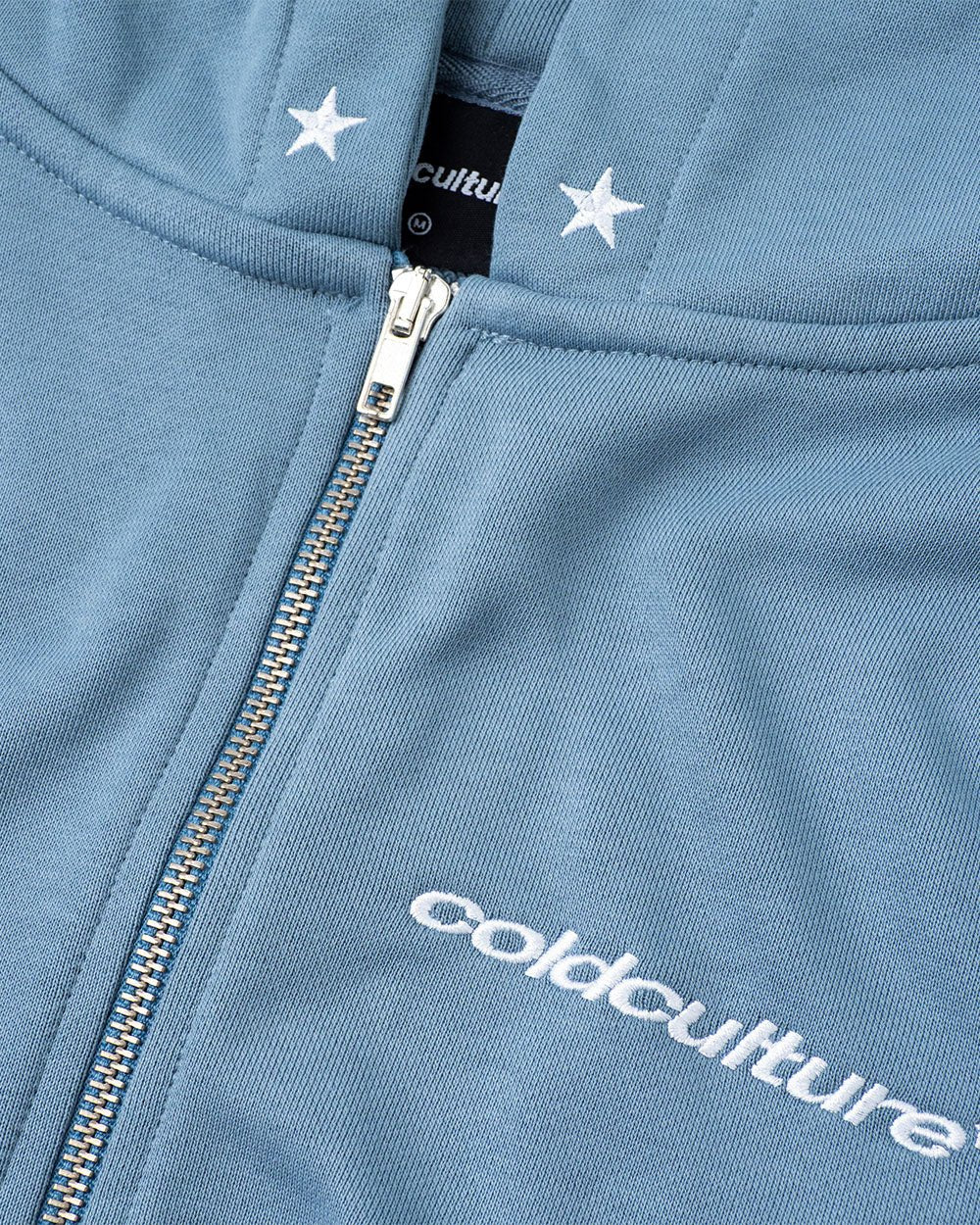 ESSENTIAL ZIP HOODIE WINDWARD BLUE