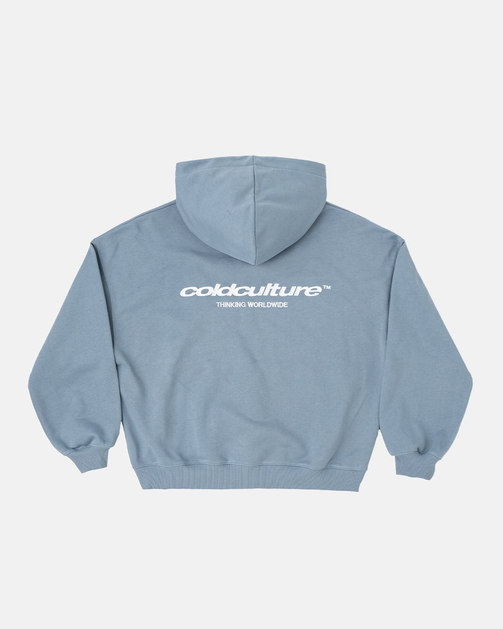 ESSENTIAL ZIP HOODIE WINDWARD BLUE