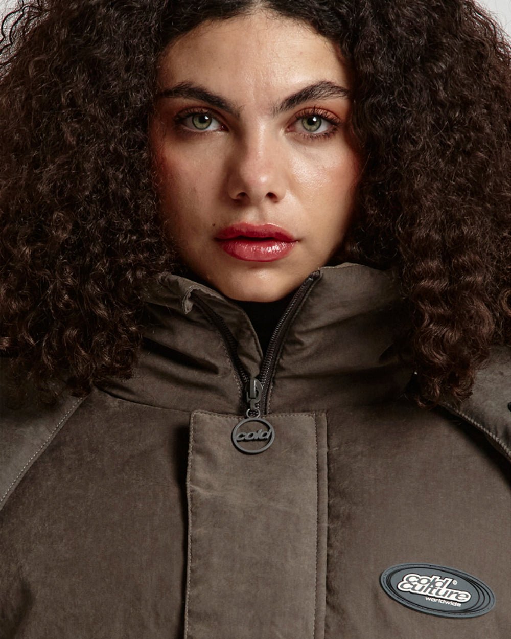 PILLOW PUFFER SHADY BROWN