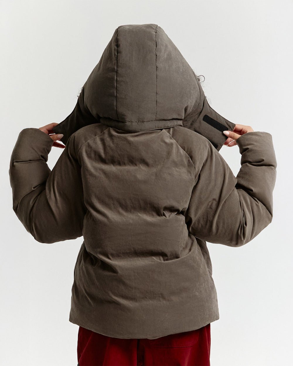 PILLOW PUFFER SHADY BROWN