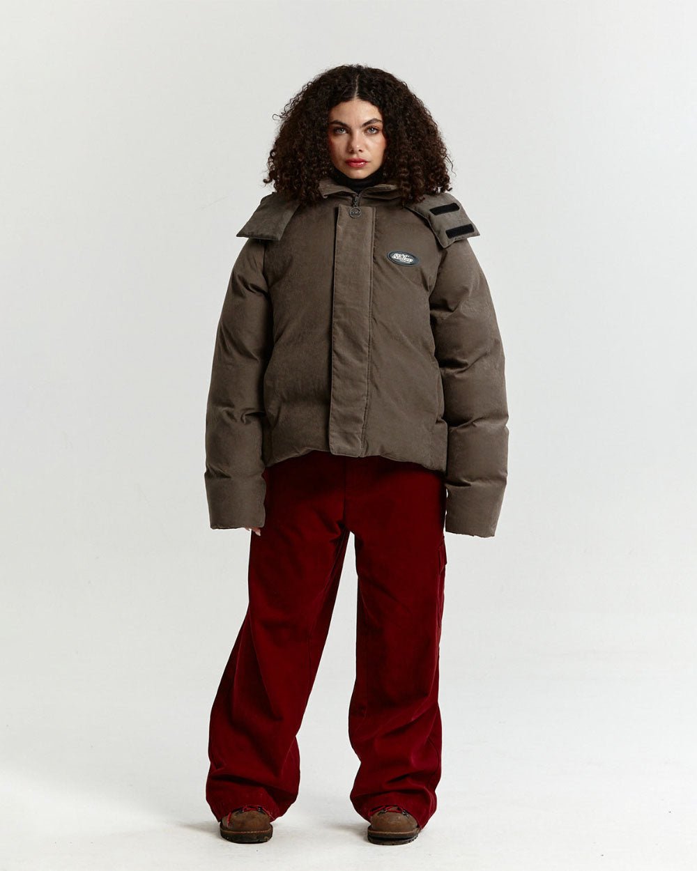 PILLOW PUFFER SHADY BROWN