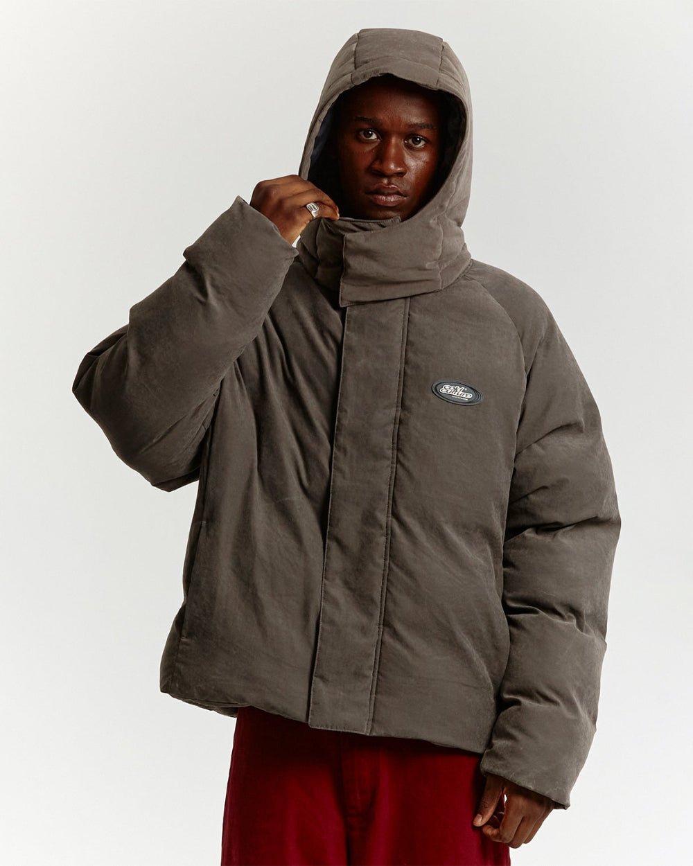 PILLOW PUFFER SHADY BROWN
