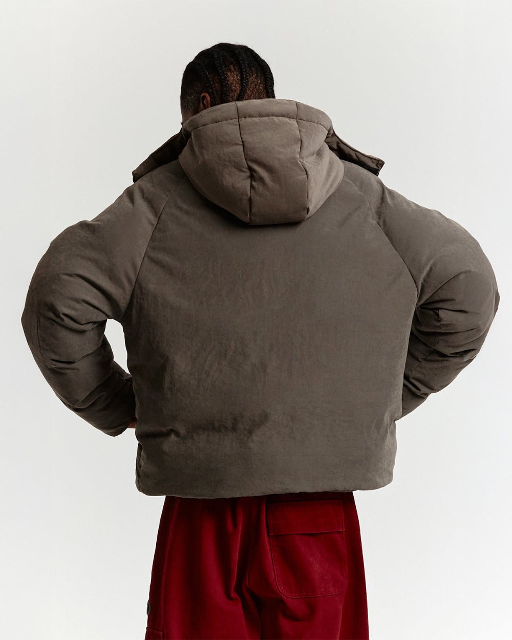 PILLOW PUFFER SHADY BROWN