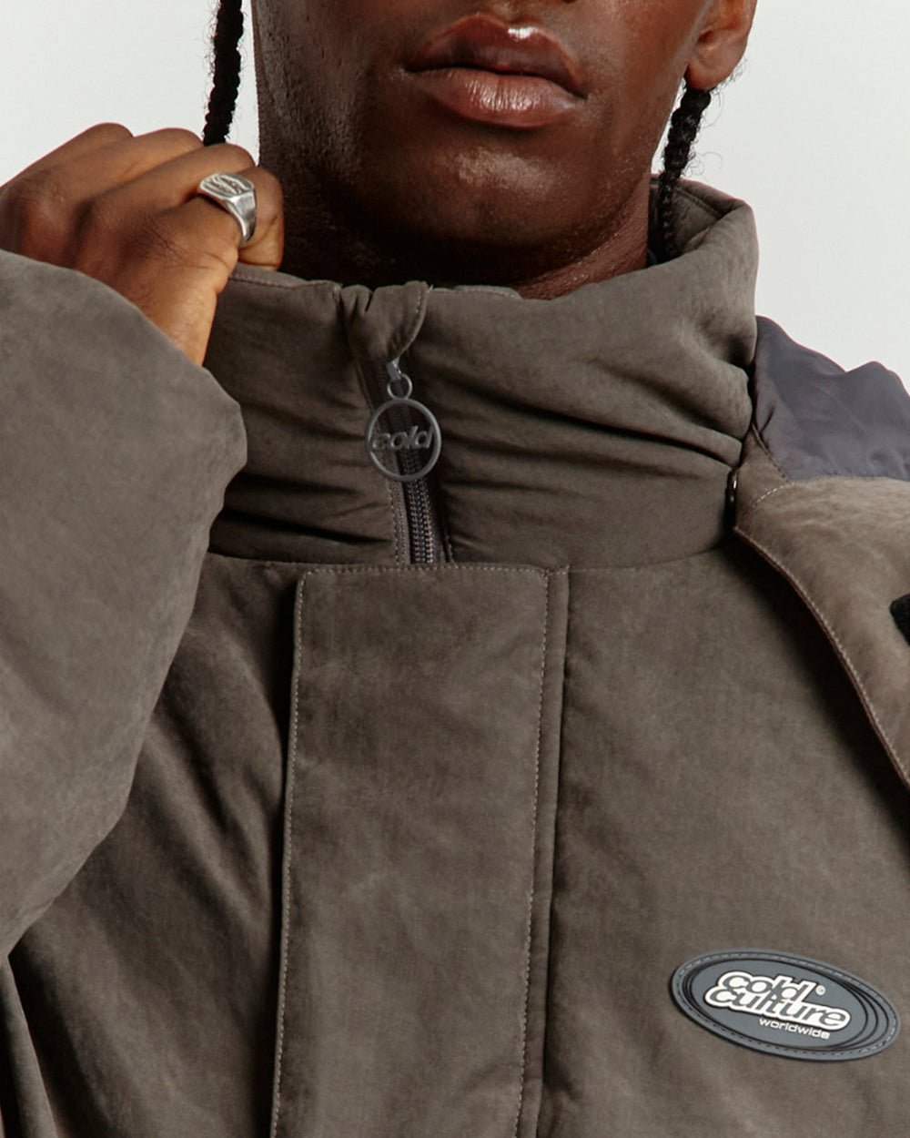PILLOW PUFFER SHADY BROWN