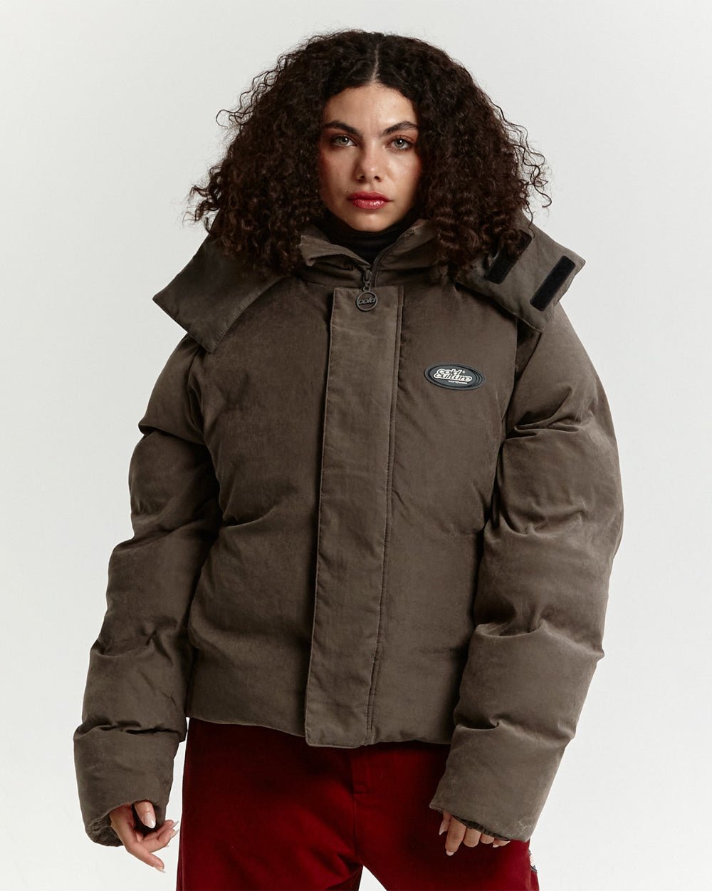 PILLOW PUFFER SHADY BROWN