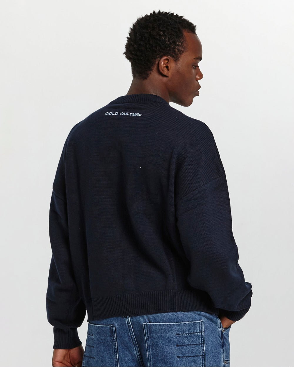 DICE KNIT NIGHT BLUE