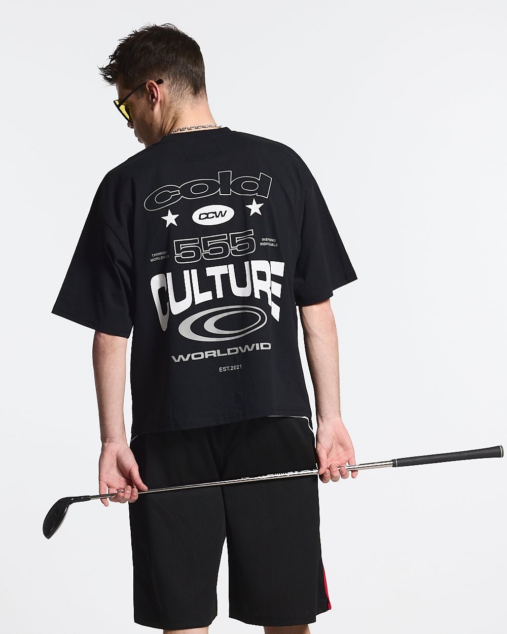 555 TEE BLACK