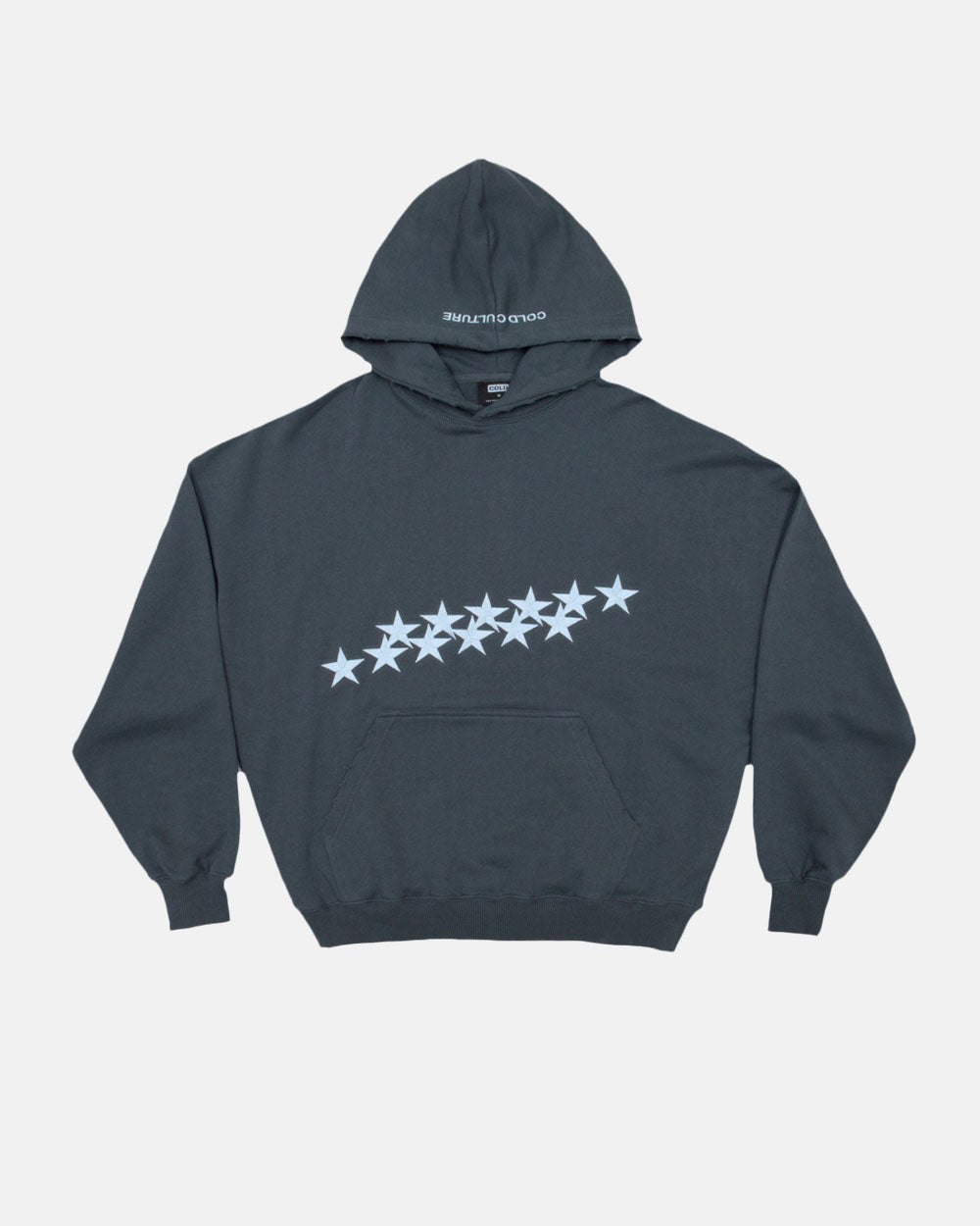 STARS HOODIE SLATE BLUE