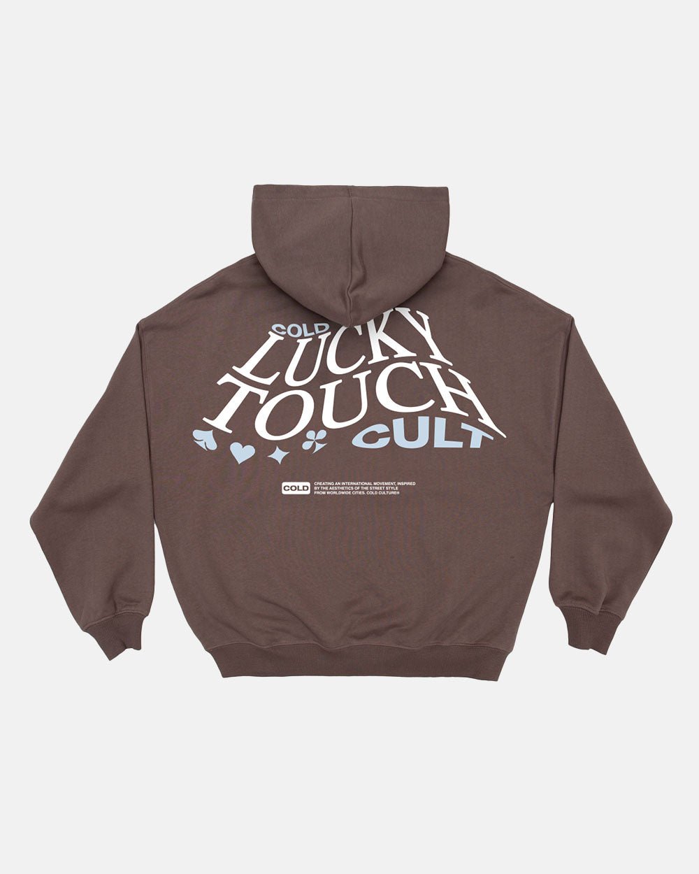 LUCKY TOUCH HOODIE CAFE NOIR