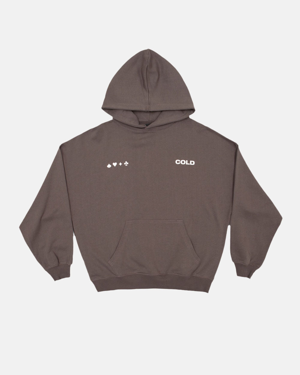 LUCKY TOUCH HOODIE CAFE NOIR