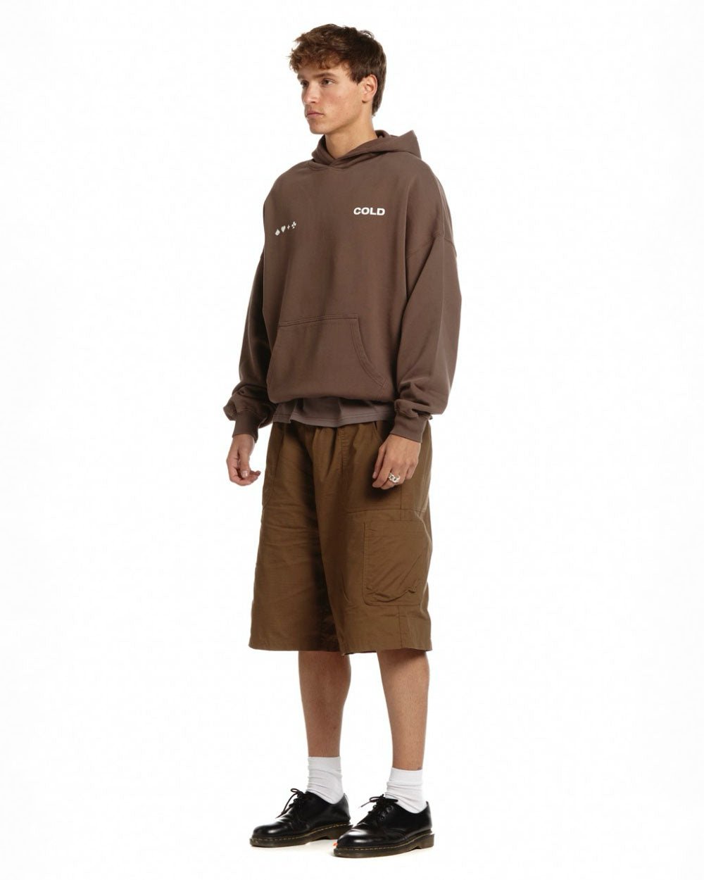 LUCKY TOUCH HOODIE CAFE NOIR