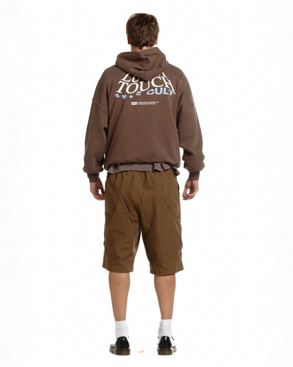 LUCKY TOUCH HOODIE CAFE NOIR