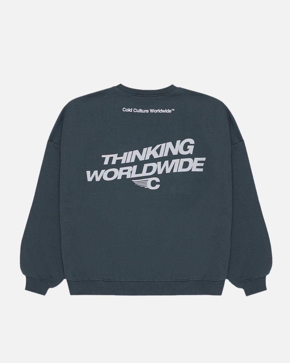 TAGLINE CREWNECK BALTIC BLUE