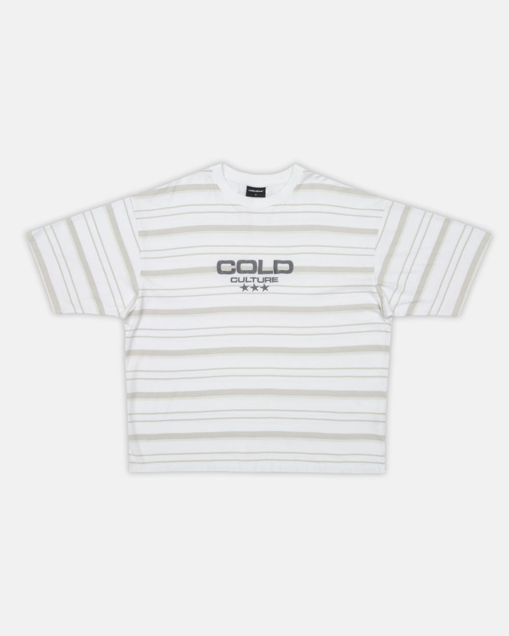INTERNATIONAL STARS TEE BLACK STRIPPED
