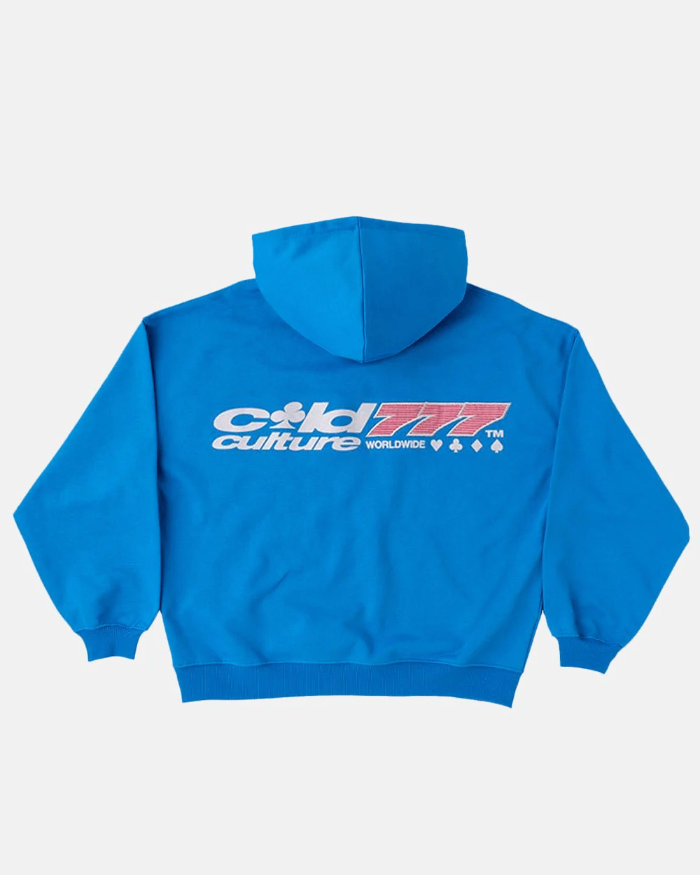 THREE SEVENS HOODIE CAPRI BLUE