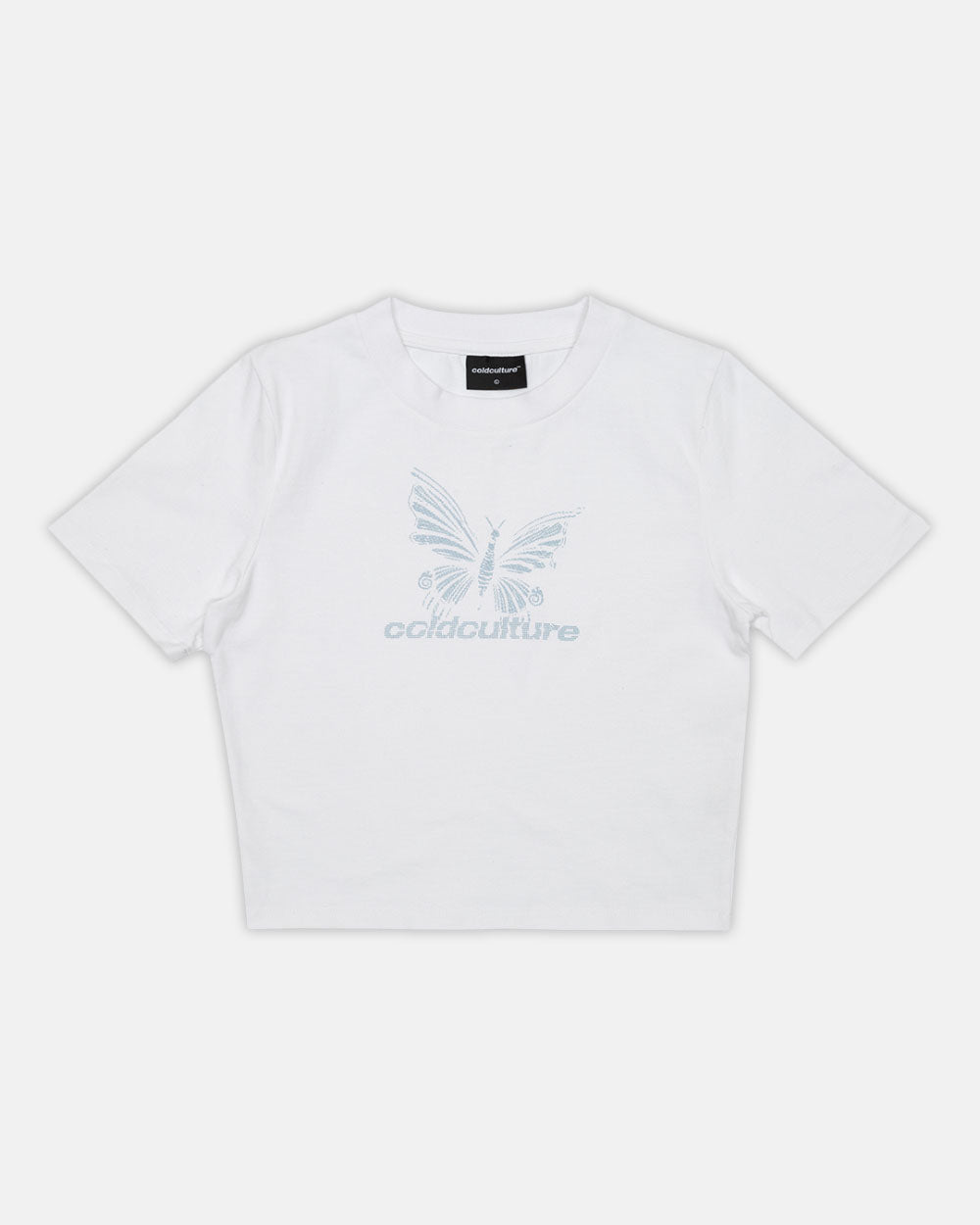 BUTTERFLY BABY TEE WHITE