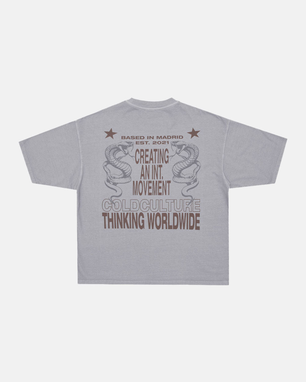 COBRA TEE MEDIUM GREY