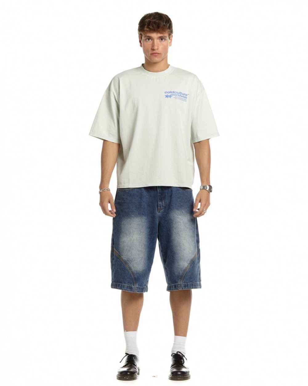 STATUS TEE PEARL GREY