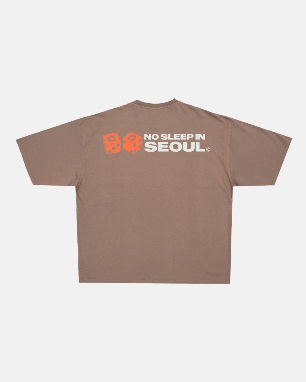NO SLEEP SEOUL TEE ORANGE TERRA