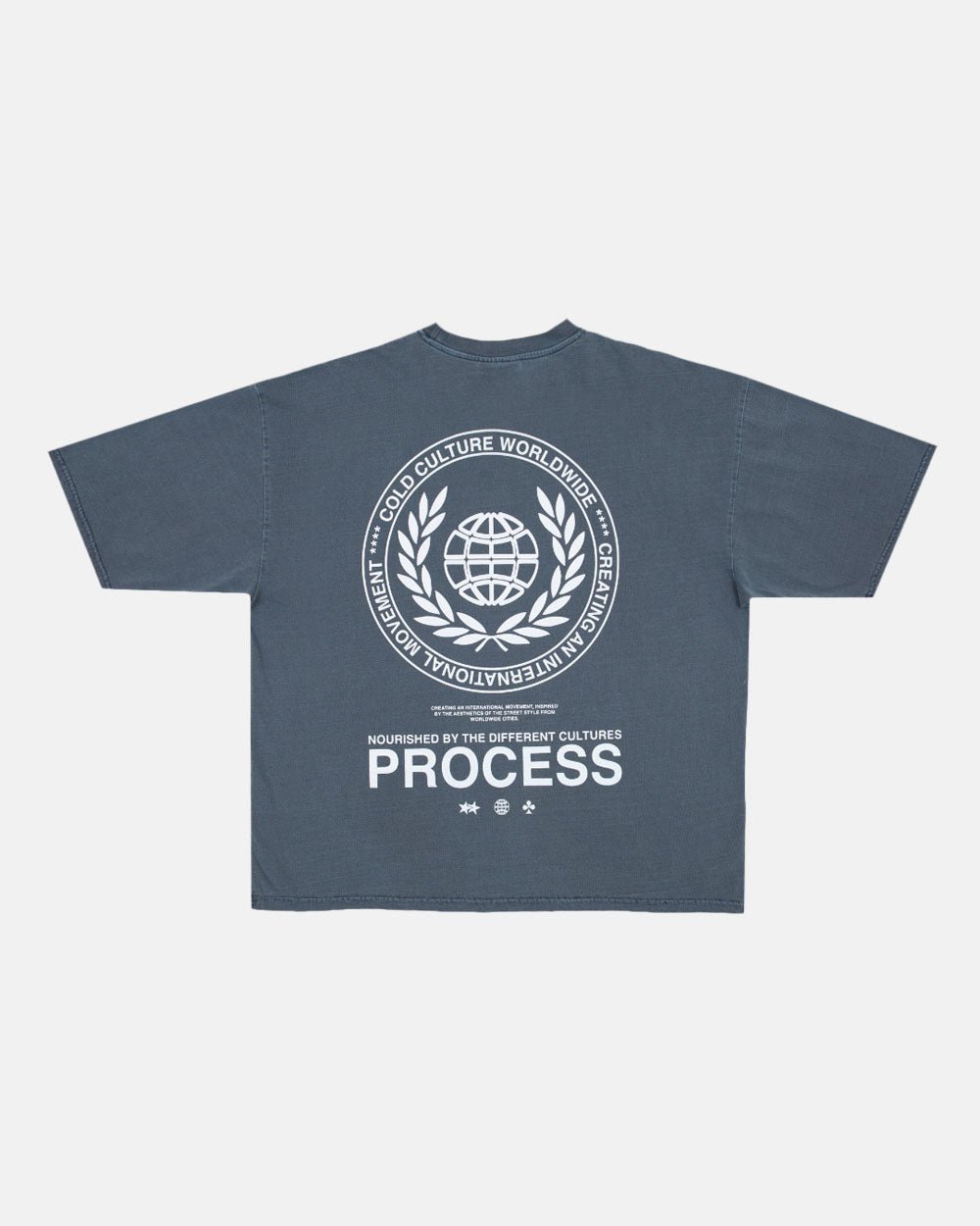 LAUREL WORLD TEE DARK BLUE