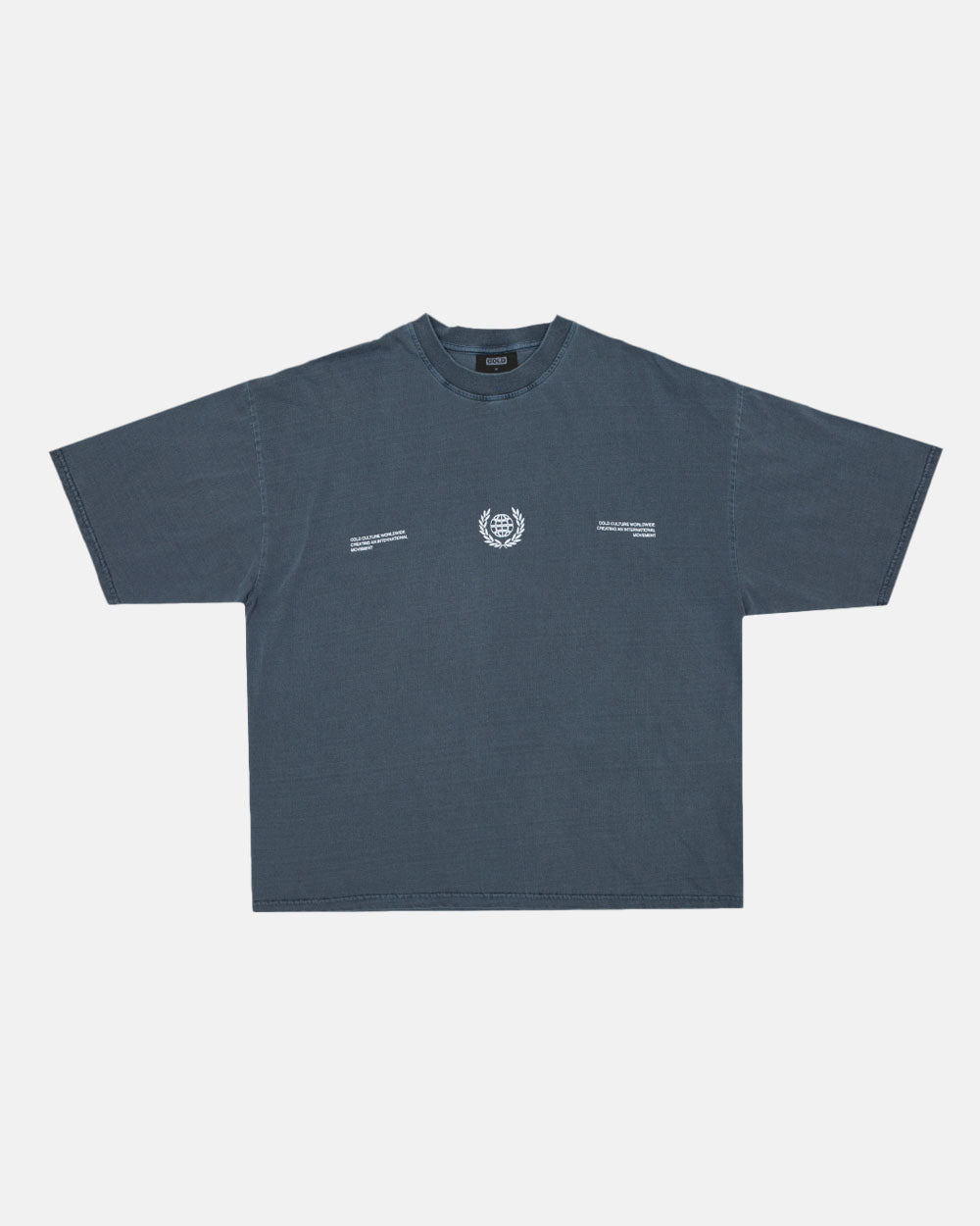 LAUREL WORLD TEE DARK BLUE