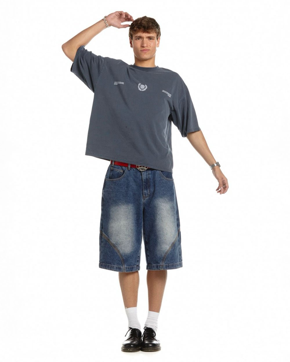 LAUREL WORLD TEE DARK BLUE