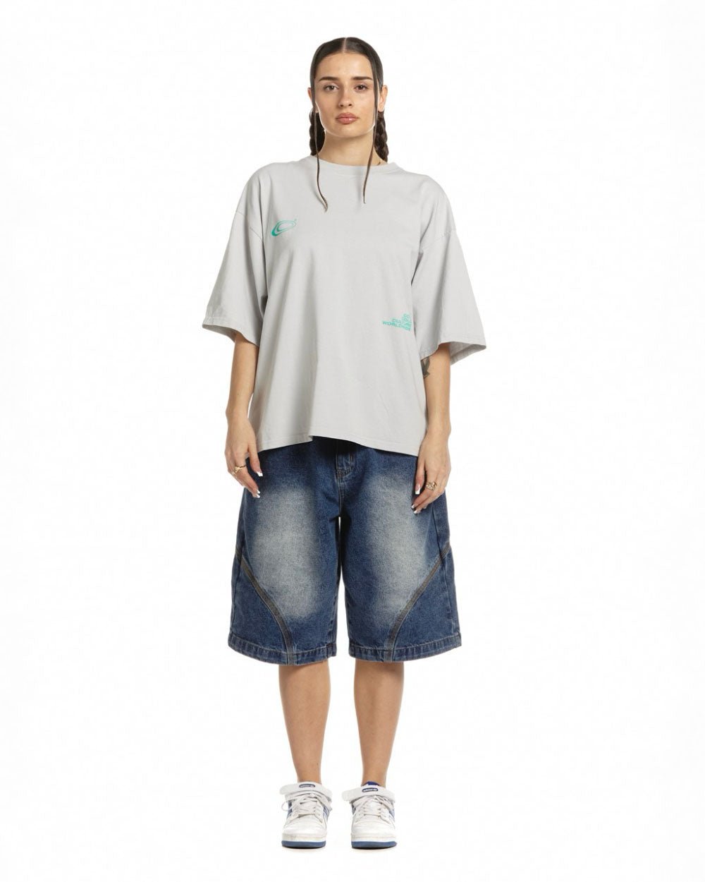INDUSTRIAL TEE AIRBRUSH GREY
