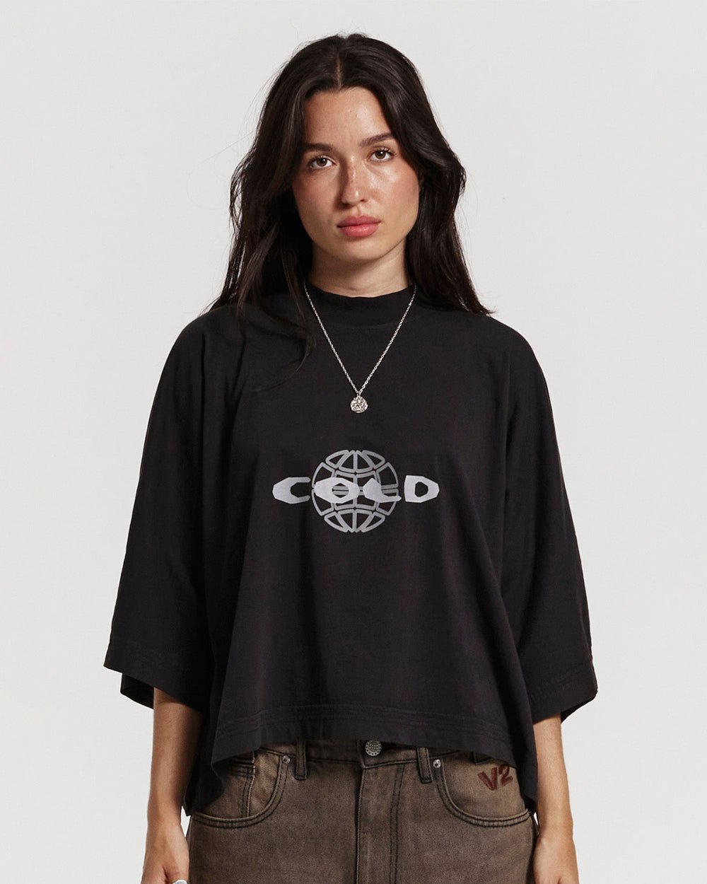 COLD BIG TEE BLACK