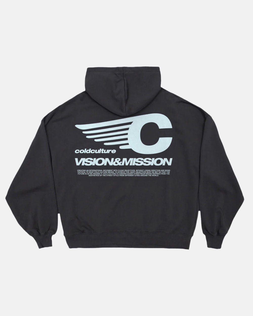 VISION MISSION HOODIE INDIA INK