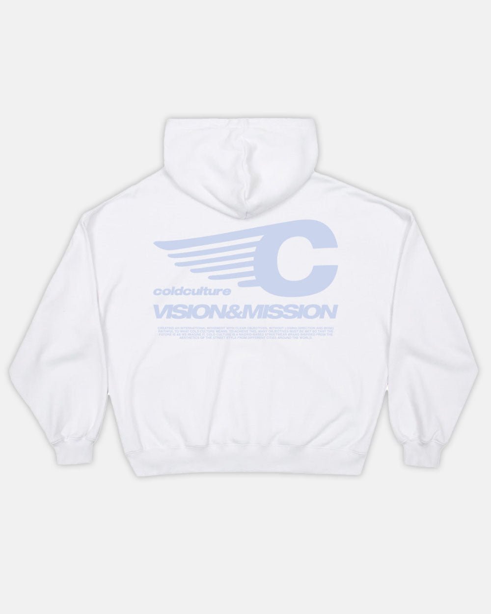 VISION MISSION HOODIE WHITE