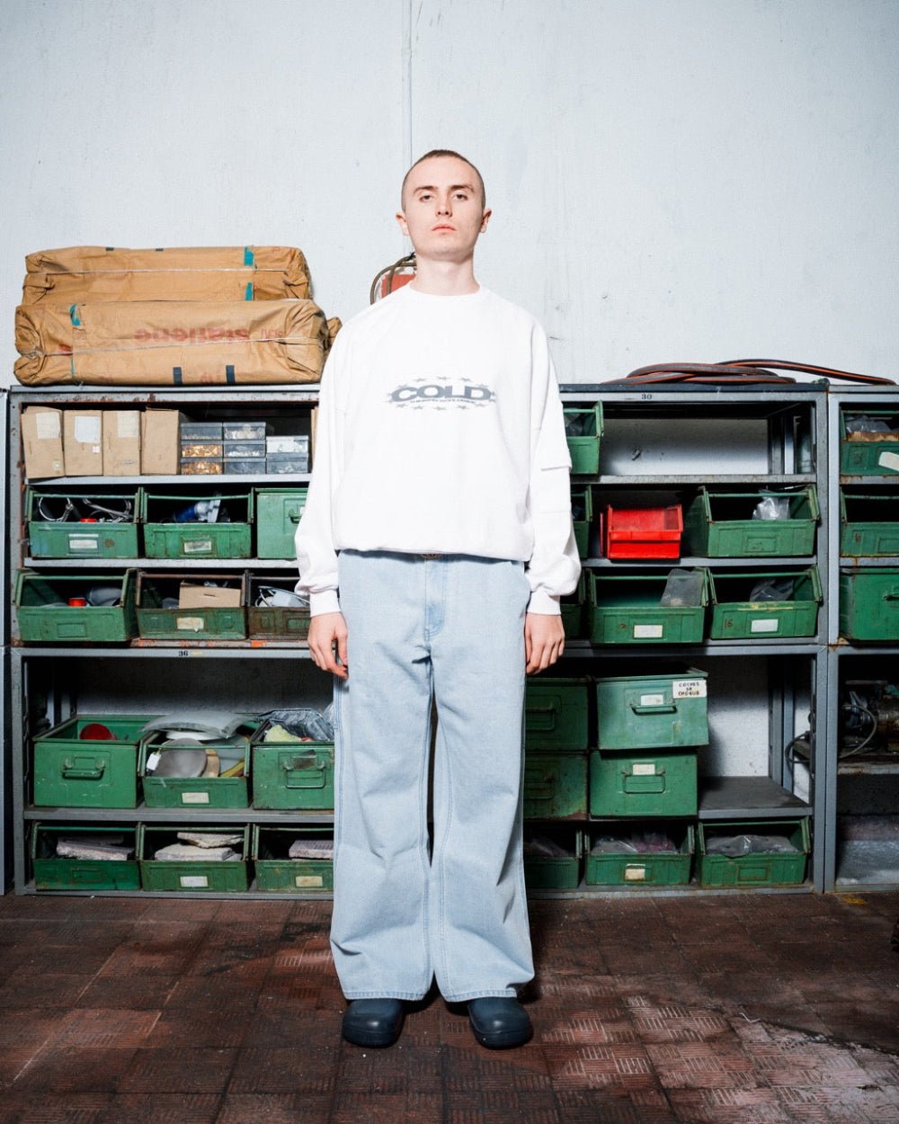 DAILY CARGO CREWNECK WHITE