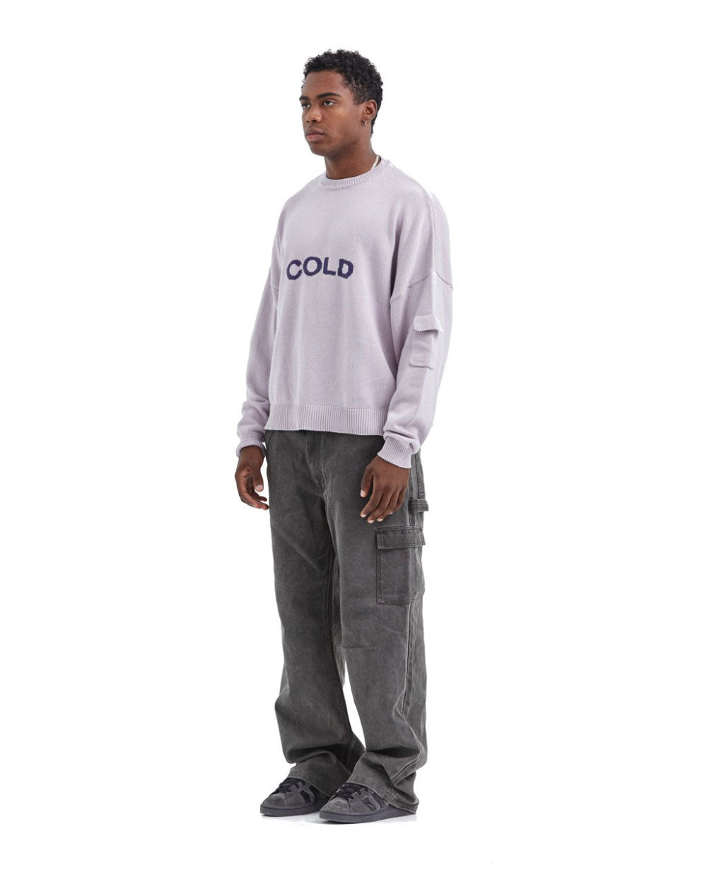 COLD CARGO KNIT PALE LILAC