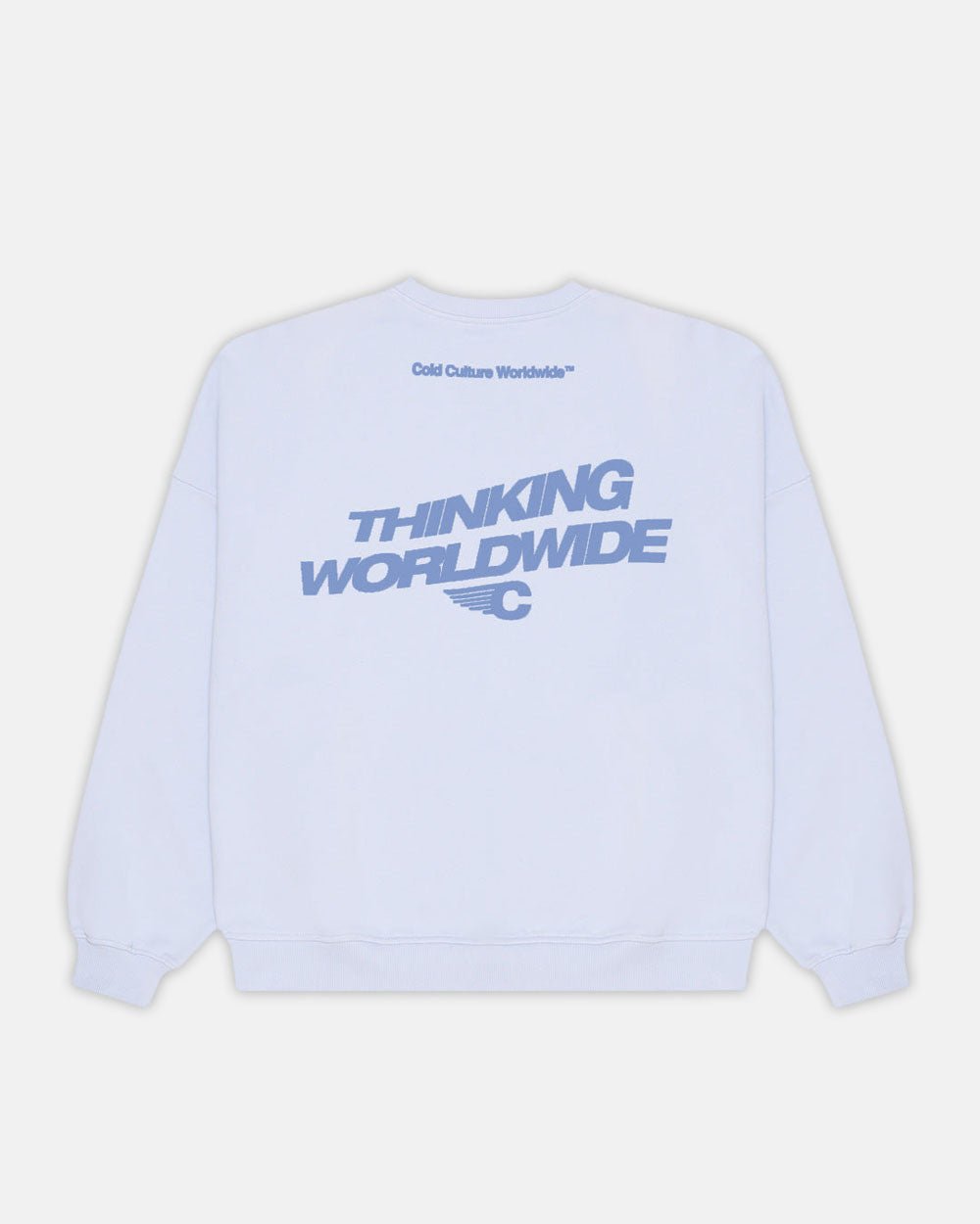 TAGLINE CREWNECK LIGHT BLUE