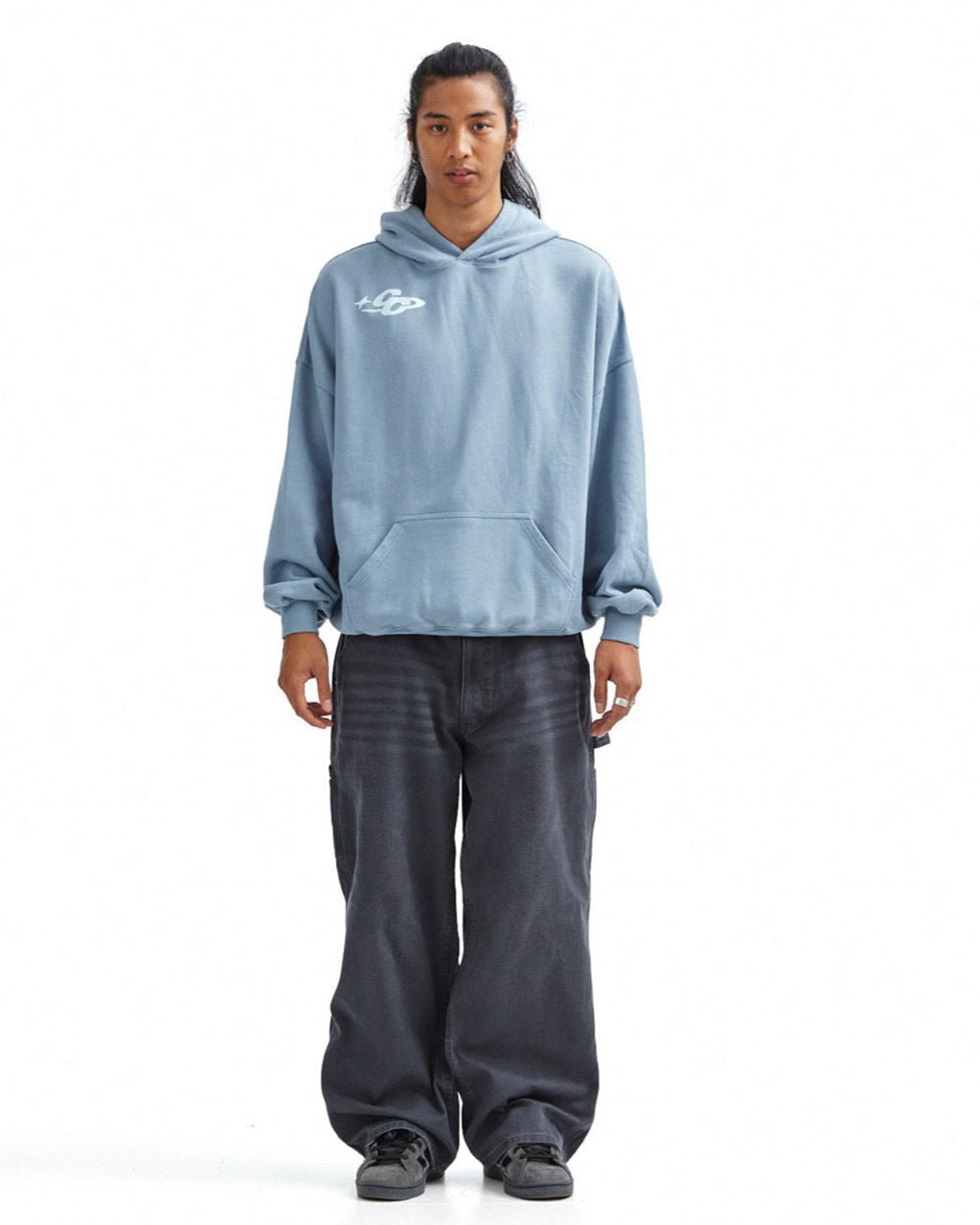 4THE WORLD HOODIE SHADY BLUE