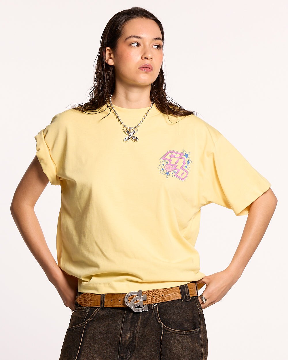 WALKER TEE BRIGHT YELLOW