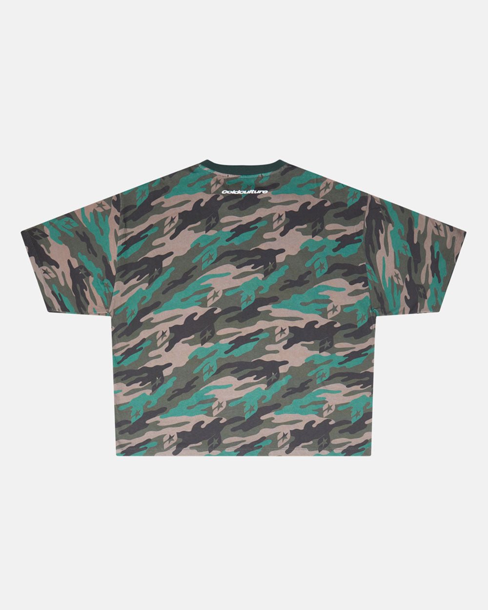 WASSAP FAM TEE CAMO GREEN