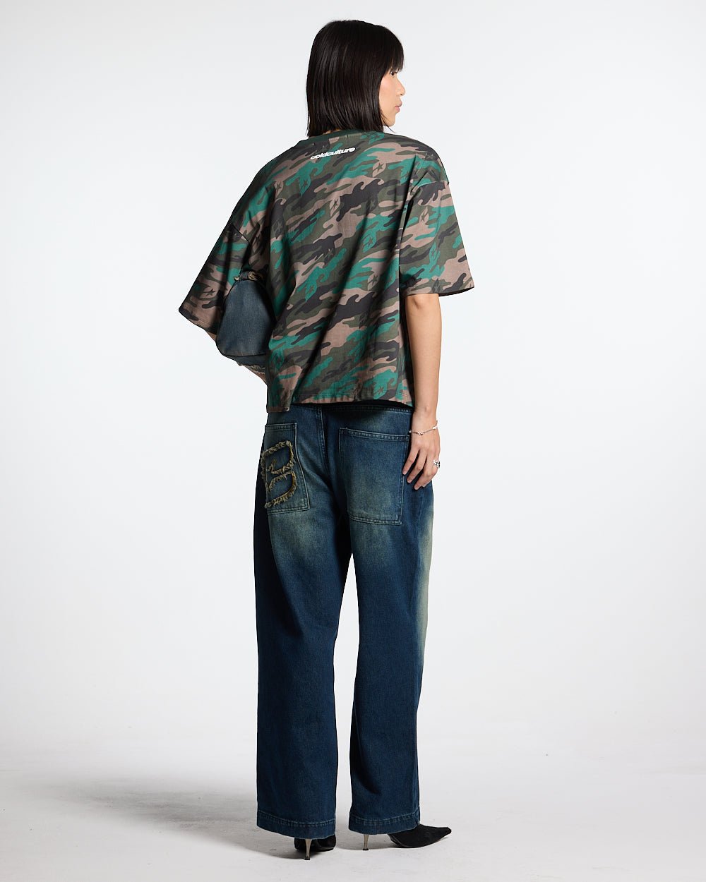 WASSAP FAM TEE CAMO GREEN