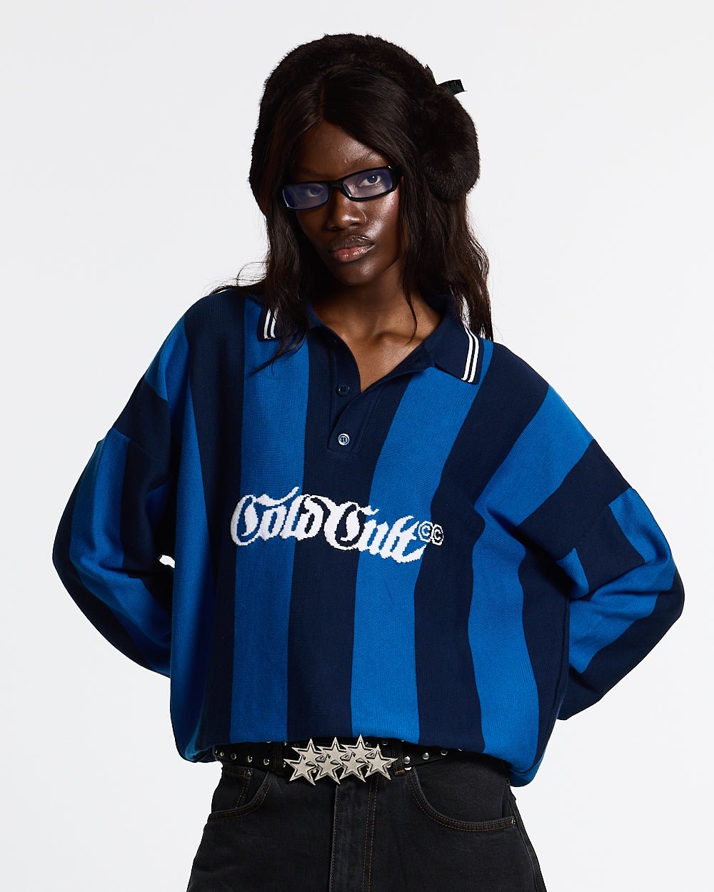 SEAWAVES KNIT BLUE STRIPES