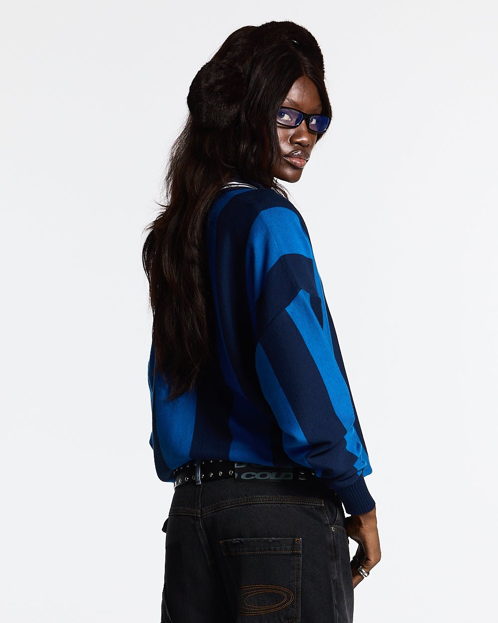 SEAWAVES KNIT BLUE STRIPES