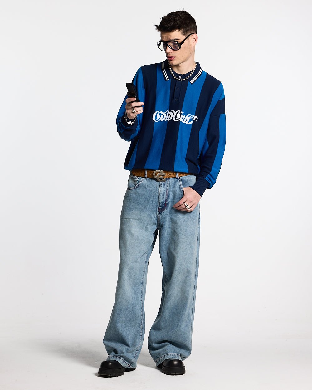 SEAWAVES KNIT BLUE STRIPES
