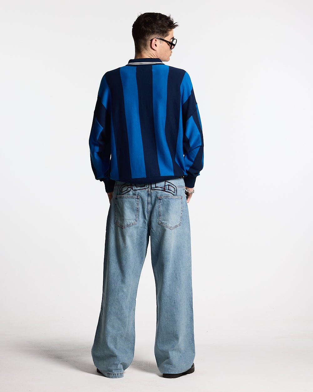 SEAWAVES KNIT BLUE STRIPES