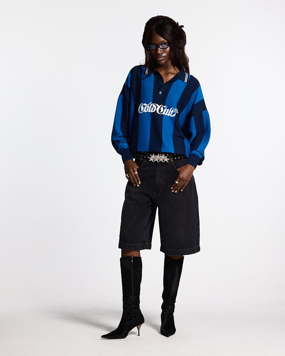 SEAWAVES KNIT BLUE STRIPES