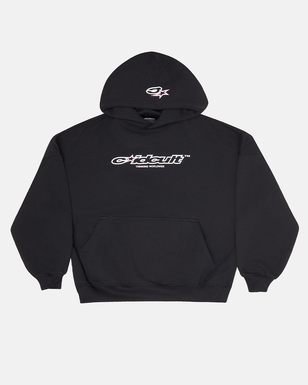 CULT STAR HOODIE BLACK