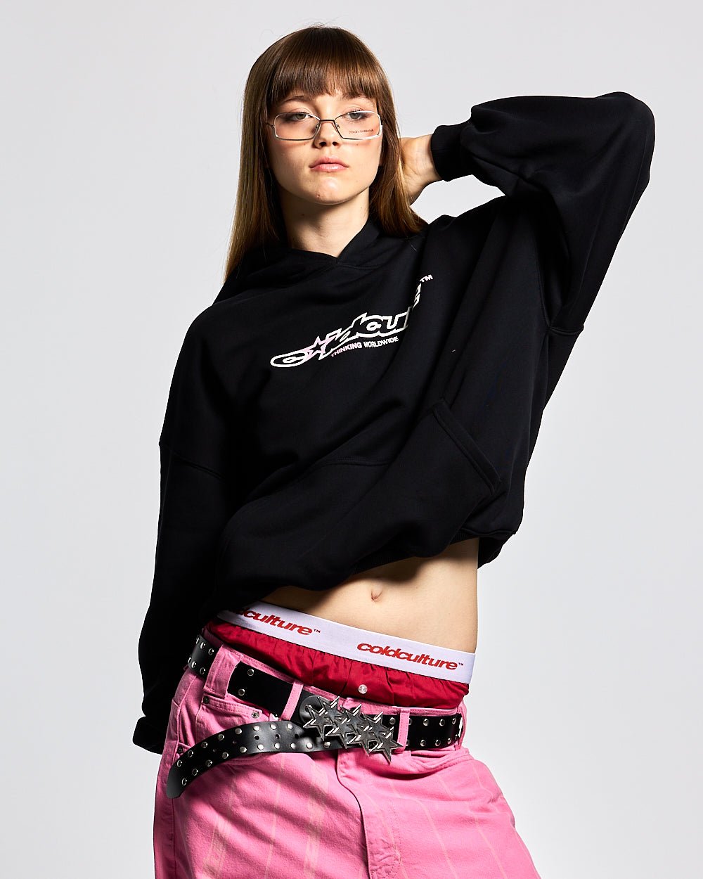 CULT STAR HOODIE BLACK