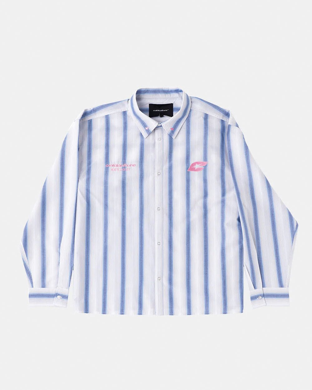 THE KING OF SHIRT BLUE STRIPES