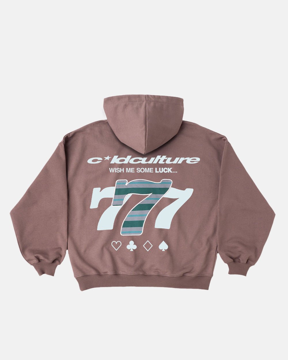 WISH ME LUCK HOODIE WENGE